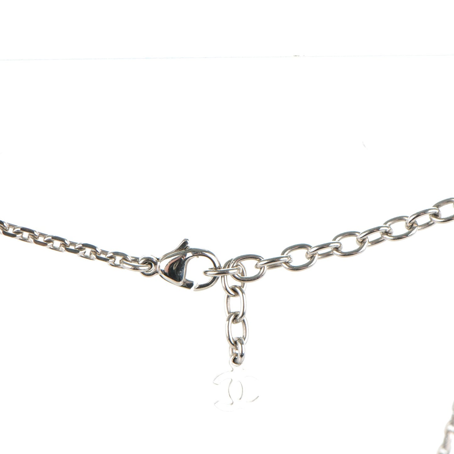 Crystal CC Square Pendant Necklace
