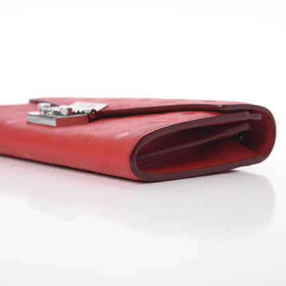 MCM Calfskin Ottomar Large Patricia Wallet On Chain Red 5 of 9
