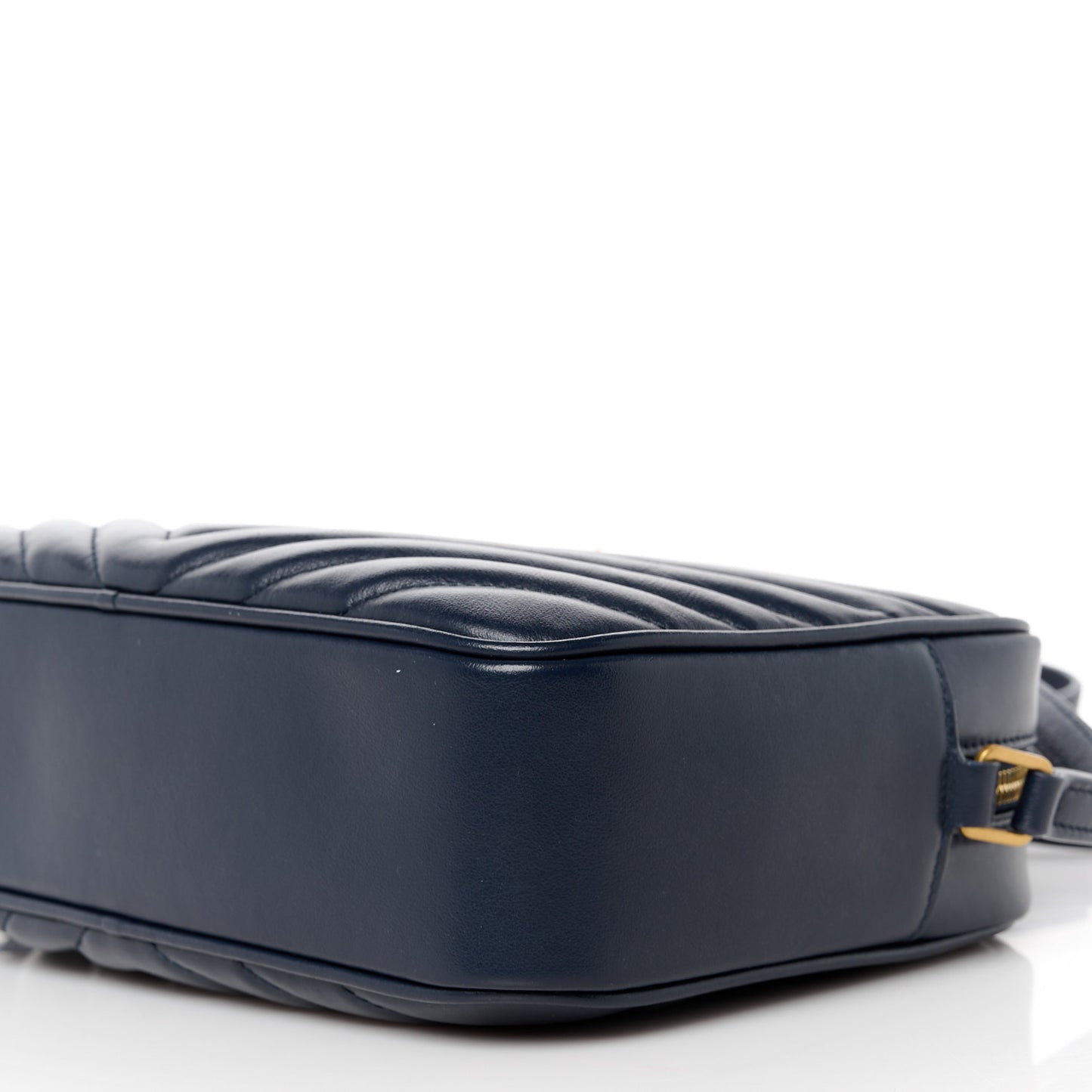 Calfskin Matelasse Monogram Lou Camera Bag Deep Marine