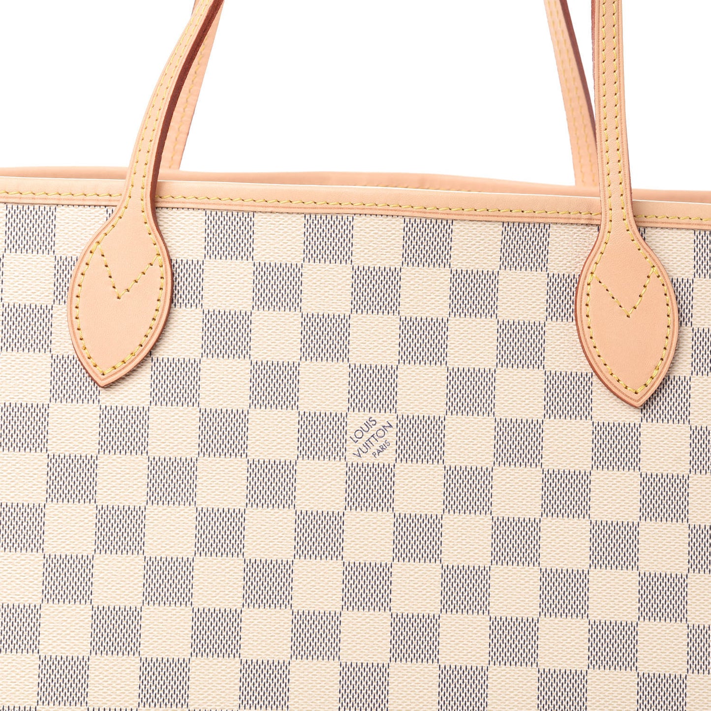 Damier Azur Neo Neverfull MM Rose Ballerine