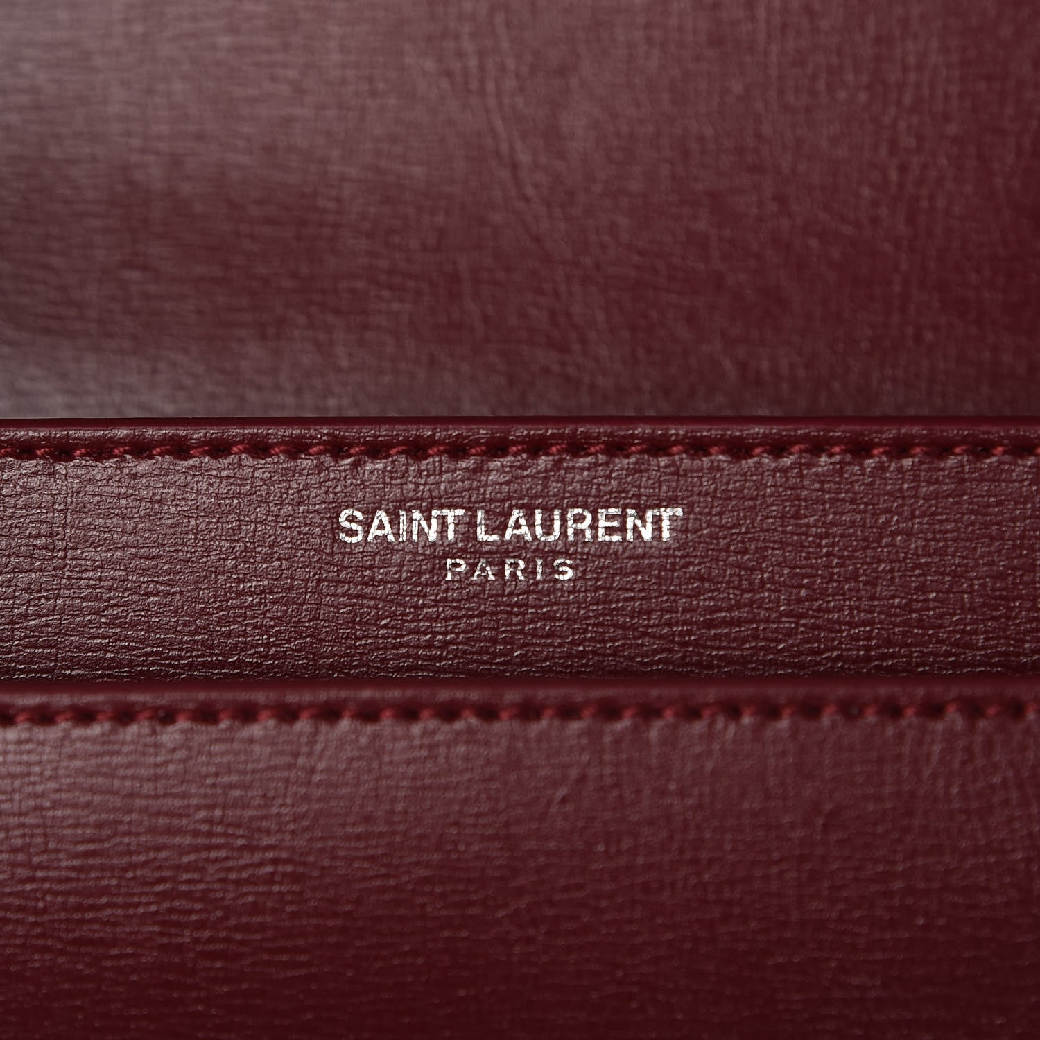 Saint Laurent Calfskin Medium Monogram Sunset Pallisandre 7 of 7