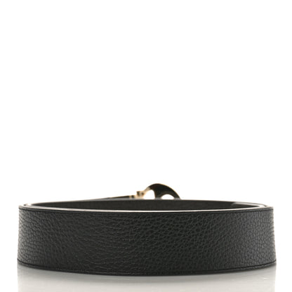 Gucci Dollar Calfskin 1973 Reversible Belt 90 36 Black Testa Di Moro 2 of 5