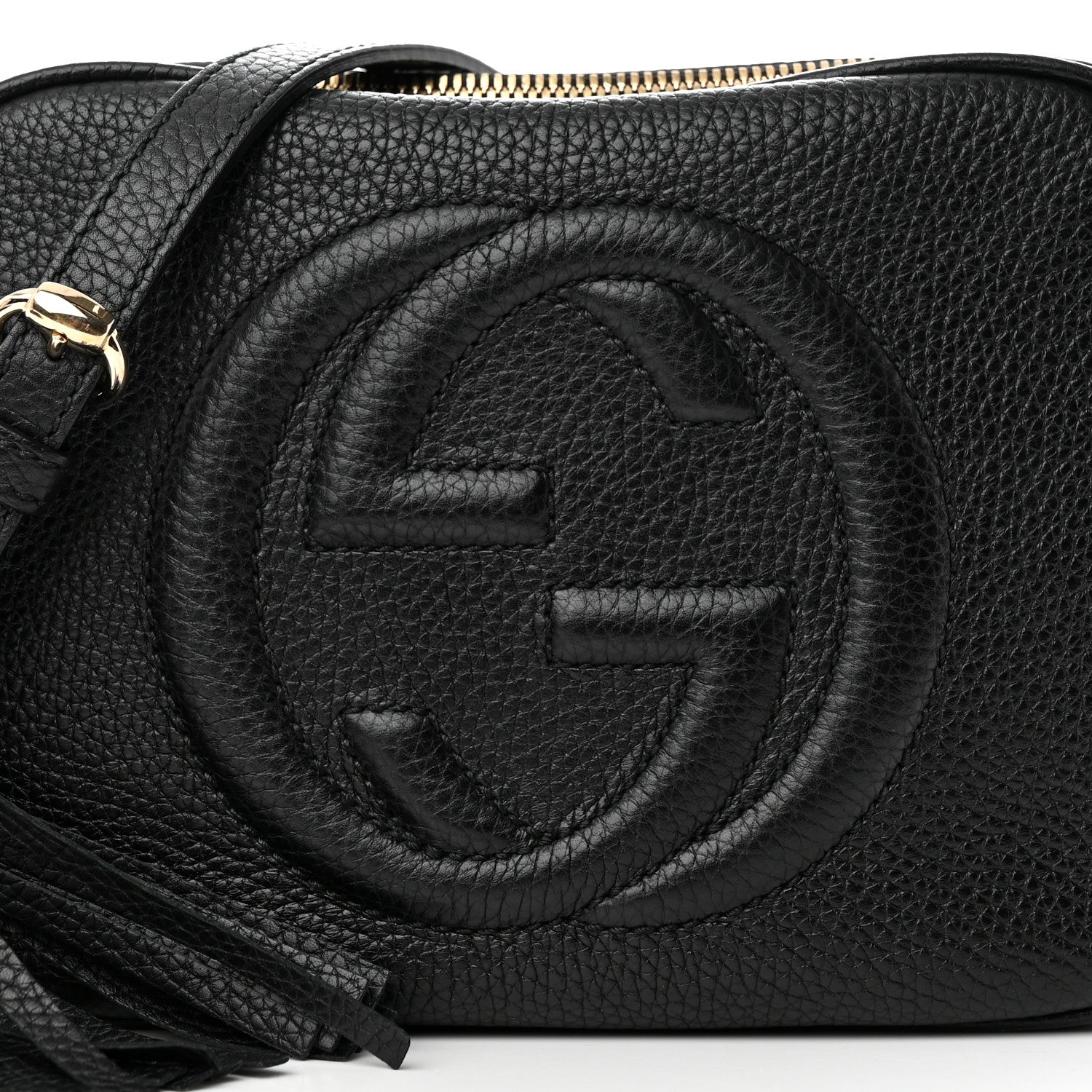 Gucci Pebbled Calfskin Small Soho Disco Bag Black 8 of 11