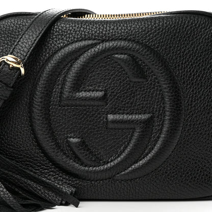 Gucci Pebbled Calfskin Small Soho Disco Bag Black 8 of 11