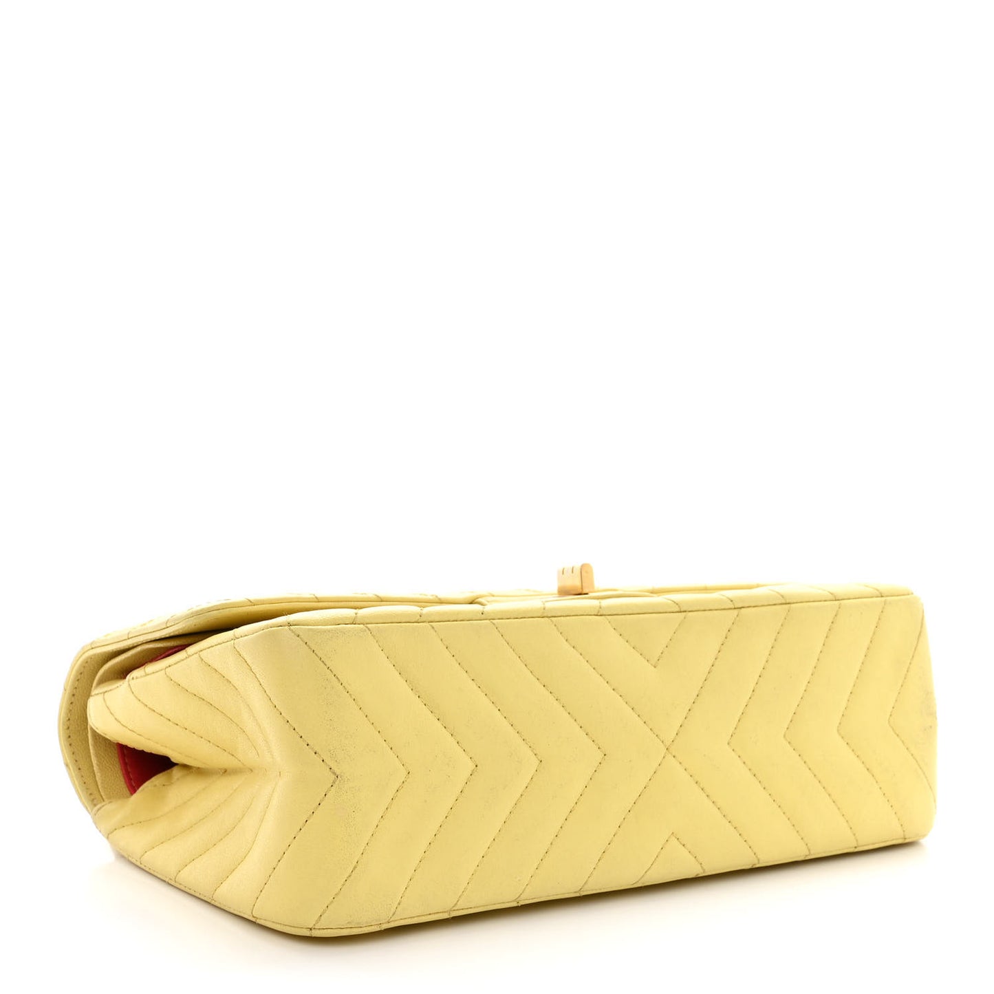 Sheepskin Chevron Quilted 2.55 Reissue 225 Flap Yellow