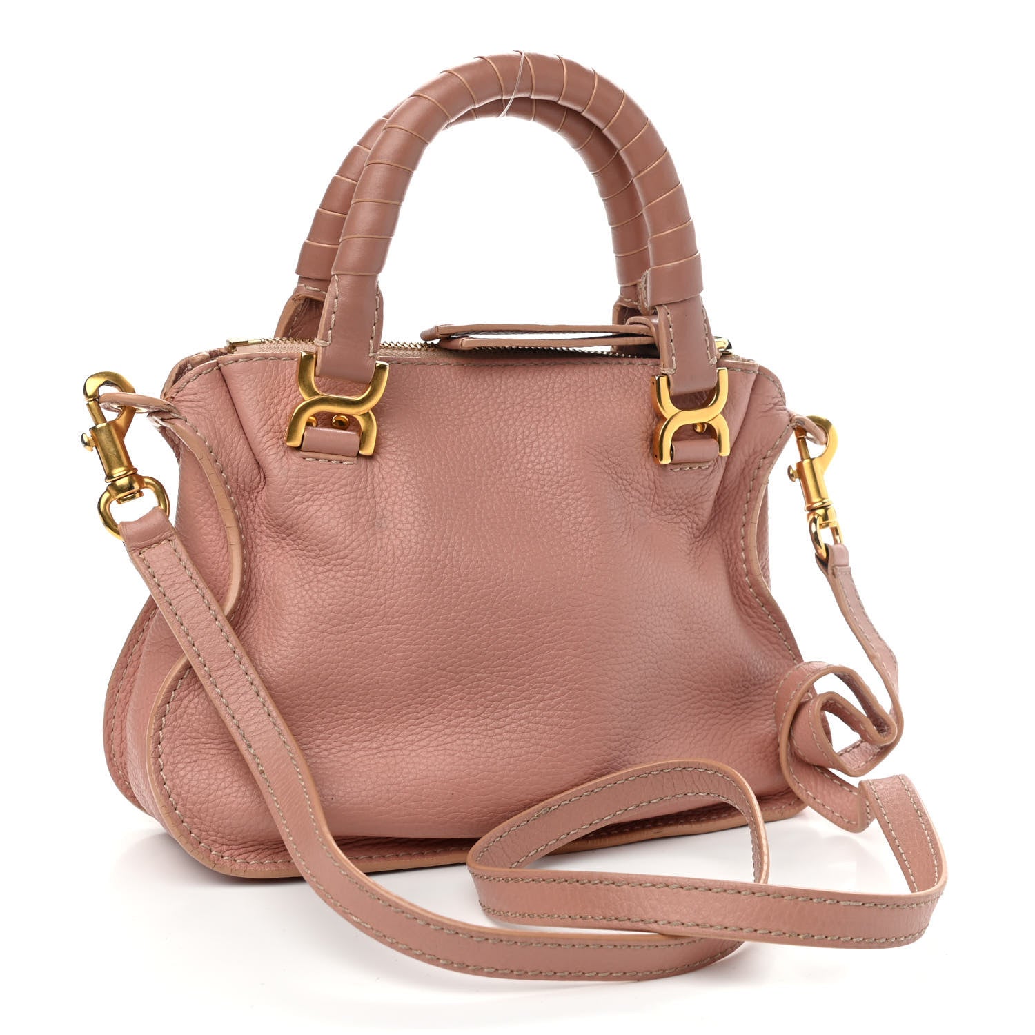 Chloe Calfskin Mini Marcie Satchel Waterlily 3 of 13