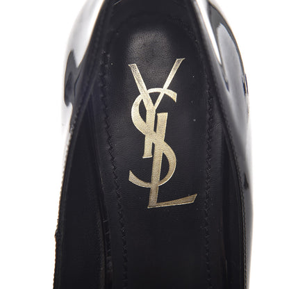 Saint Laurent Patent Gisele 80 Platform Pumps 37 Black 12 of 20