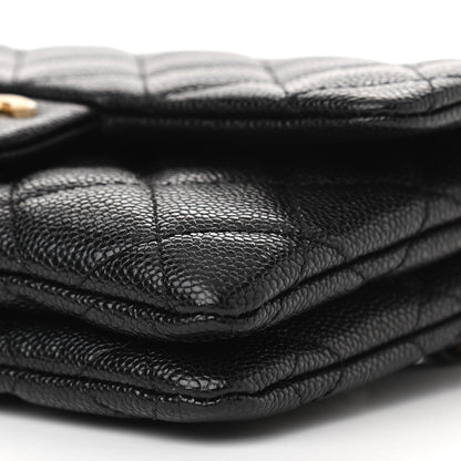 Chanel Shiny Caviar Pick Me Up Flap Belt Bag Black 11 of 12