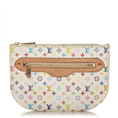 Louis Vuitton Monogram Multicolor Pochette Plate GM White 1 of 5