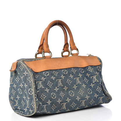 Louis Vuitton Monogram Denim Neo Speedy Blue 3 of 18