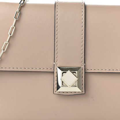 Valentino Garavani Calfskin Rockstud Chain Clutch Skin Sorbet 8 of 9
