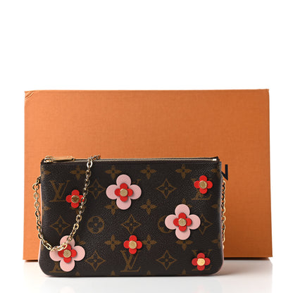Louis Vuitton Monogram Blooming Flowers Double Zip Pochette 11 of 11