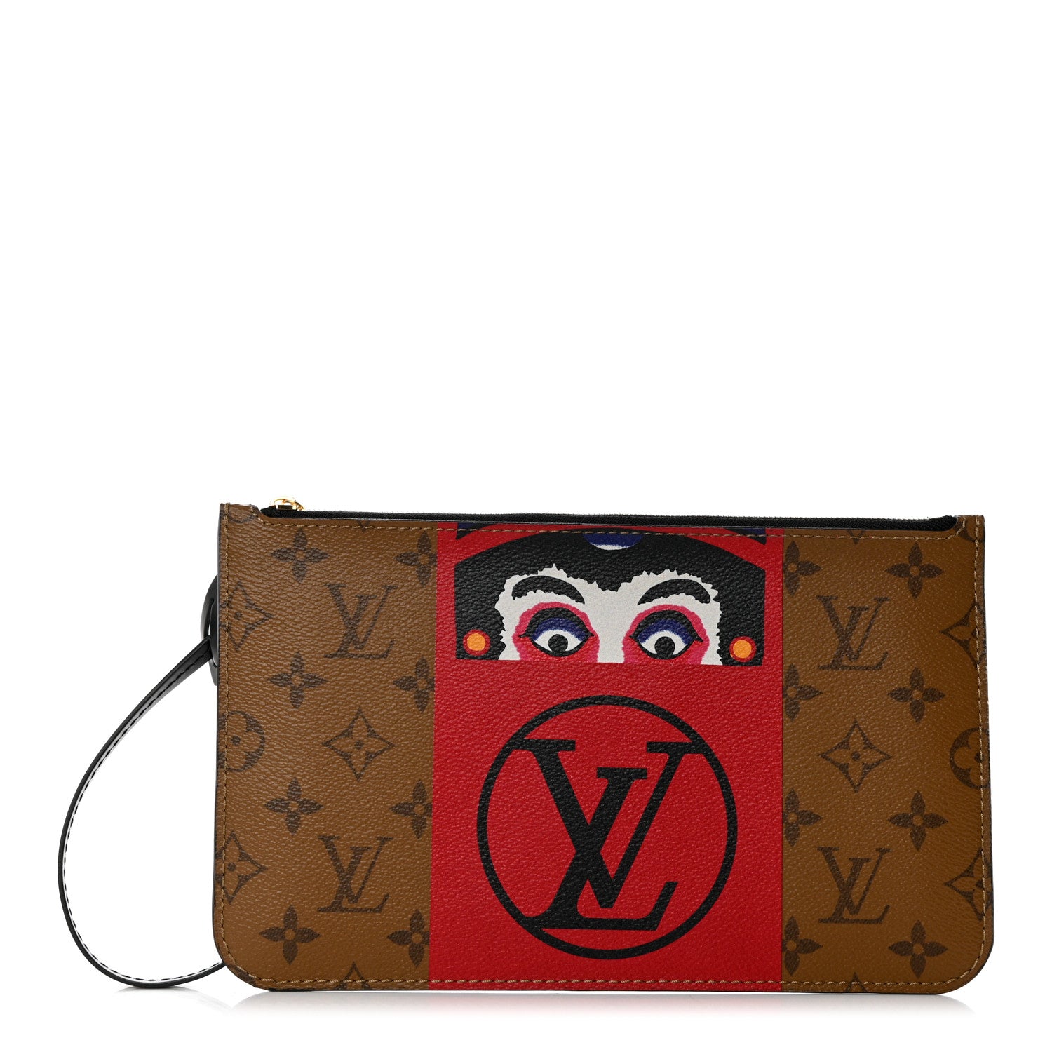 Louis Vuitton Reverse Monogram Kabuki MM GM Pochette 1 of 7