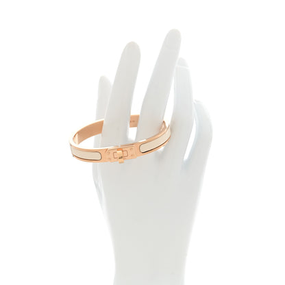 Hermes Enamel Mini Clic Kelly Bracelet PM Creme 2 of 5