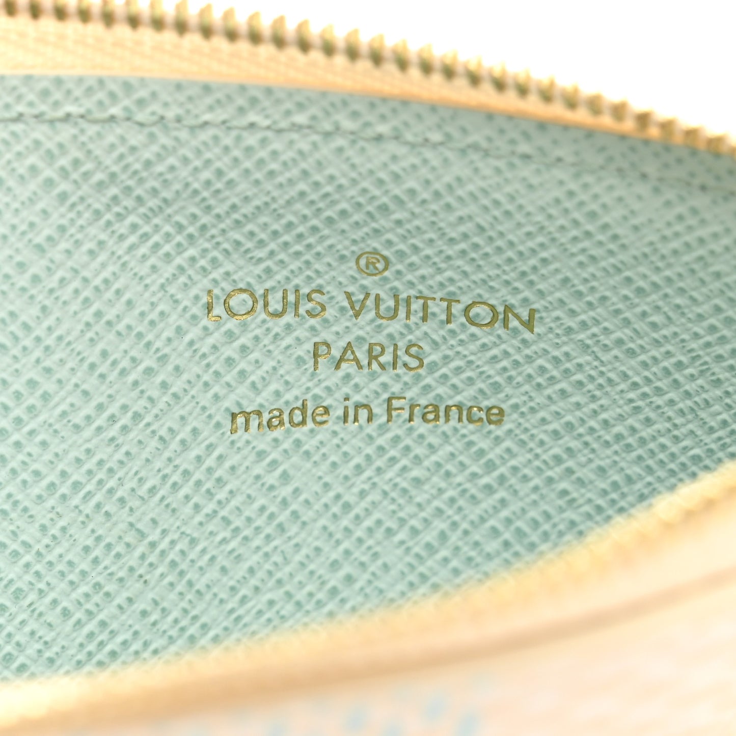 Damierlicious Zipped Romy Card Holder Pistachio Green