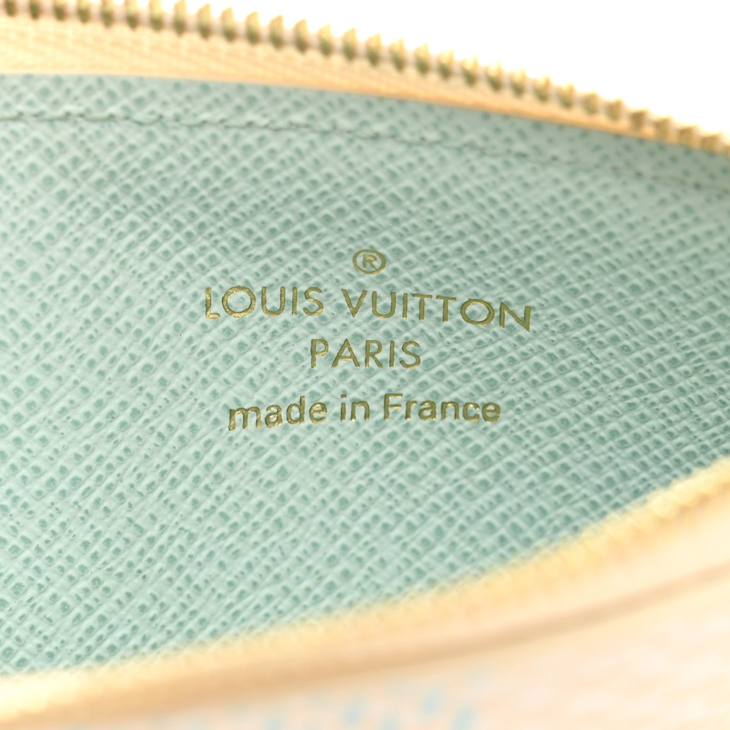 Louis Vuitton Damierlicious Zipped Romy Card Holder Pistachio Green 6 of 7