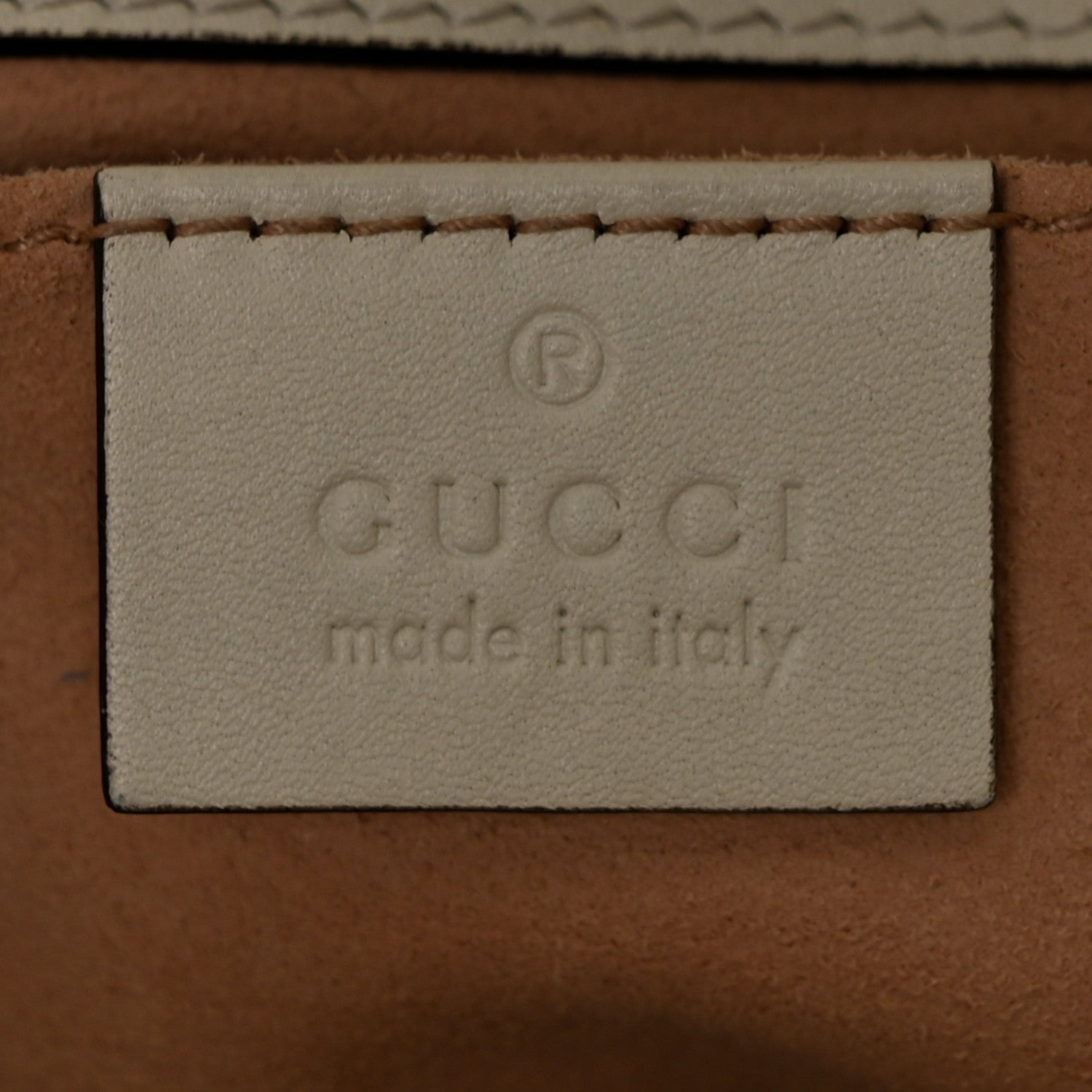 Gucci Calfskin Matelasse Mini GG Marmont Shoulder Bag White 6 of 12