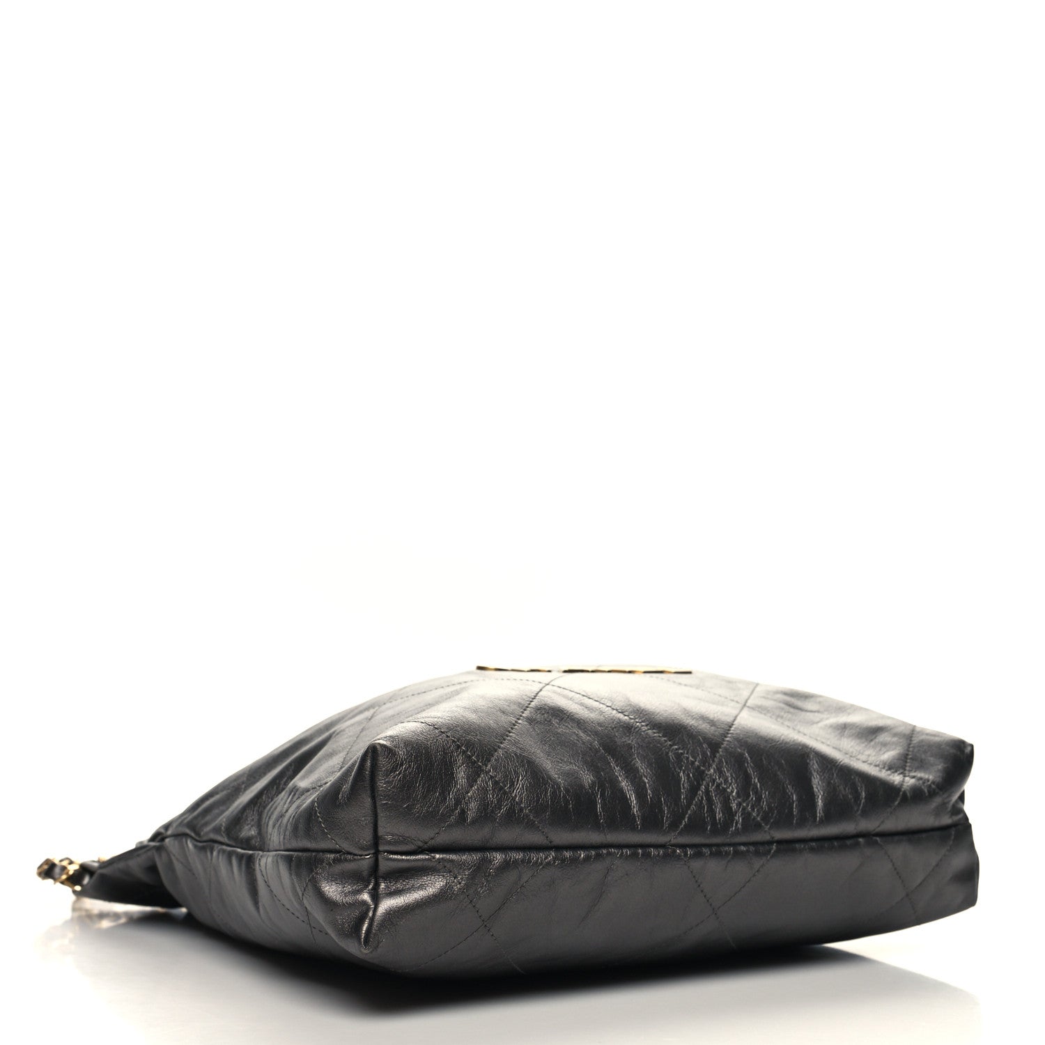 Chanel Metallic Calfskin Quilted Small Chanel 22 Ruthenium 5 of 11