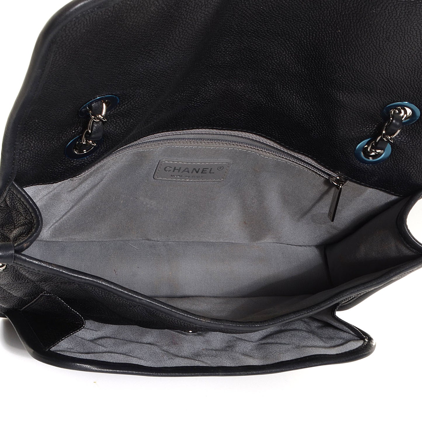Caviar French Riviera Large Flap Black