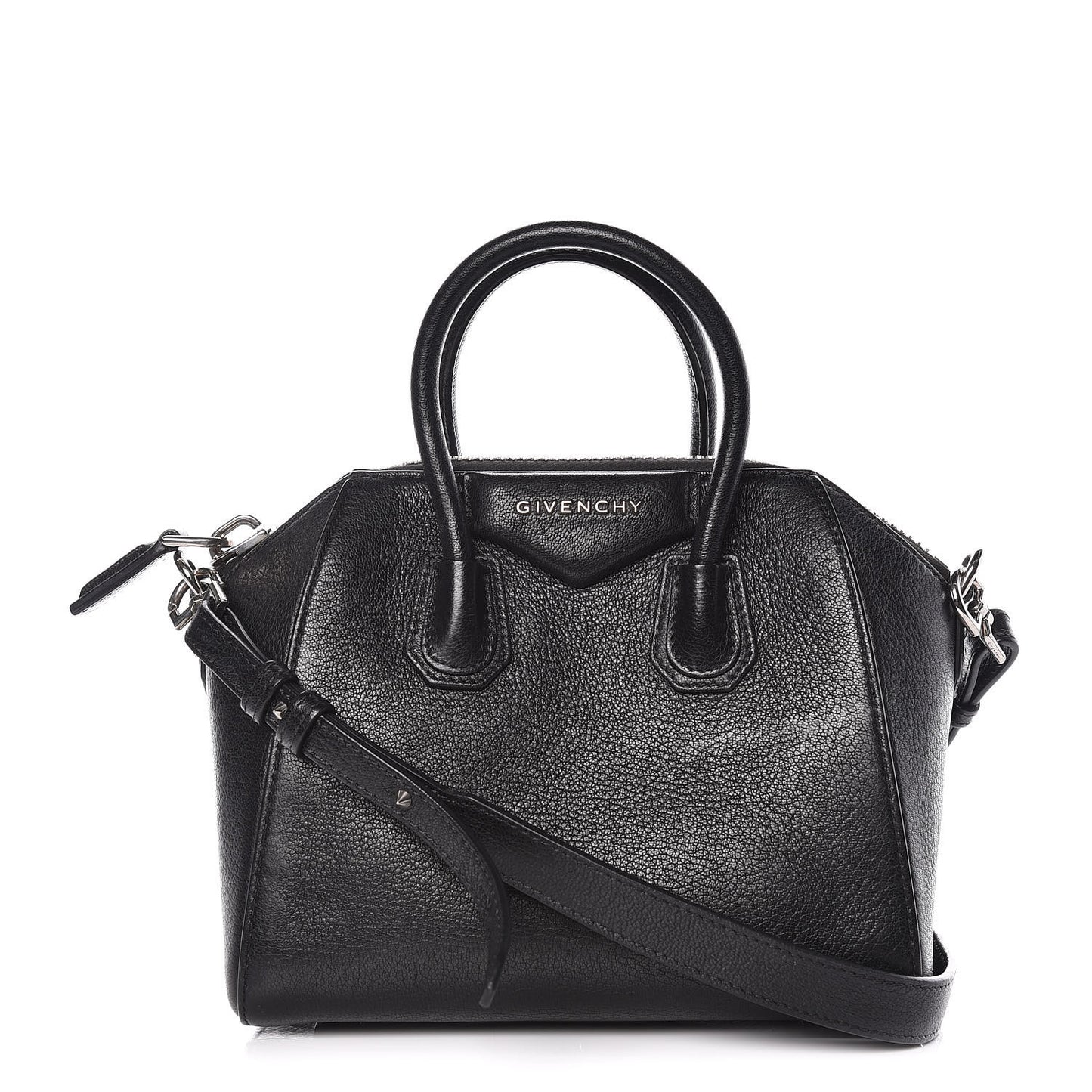 Sugar Goatskin Mini Antigona Black