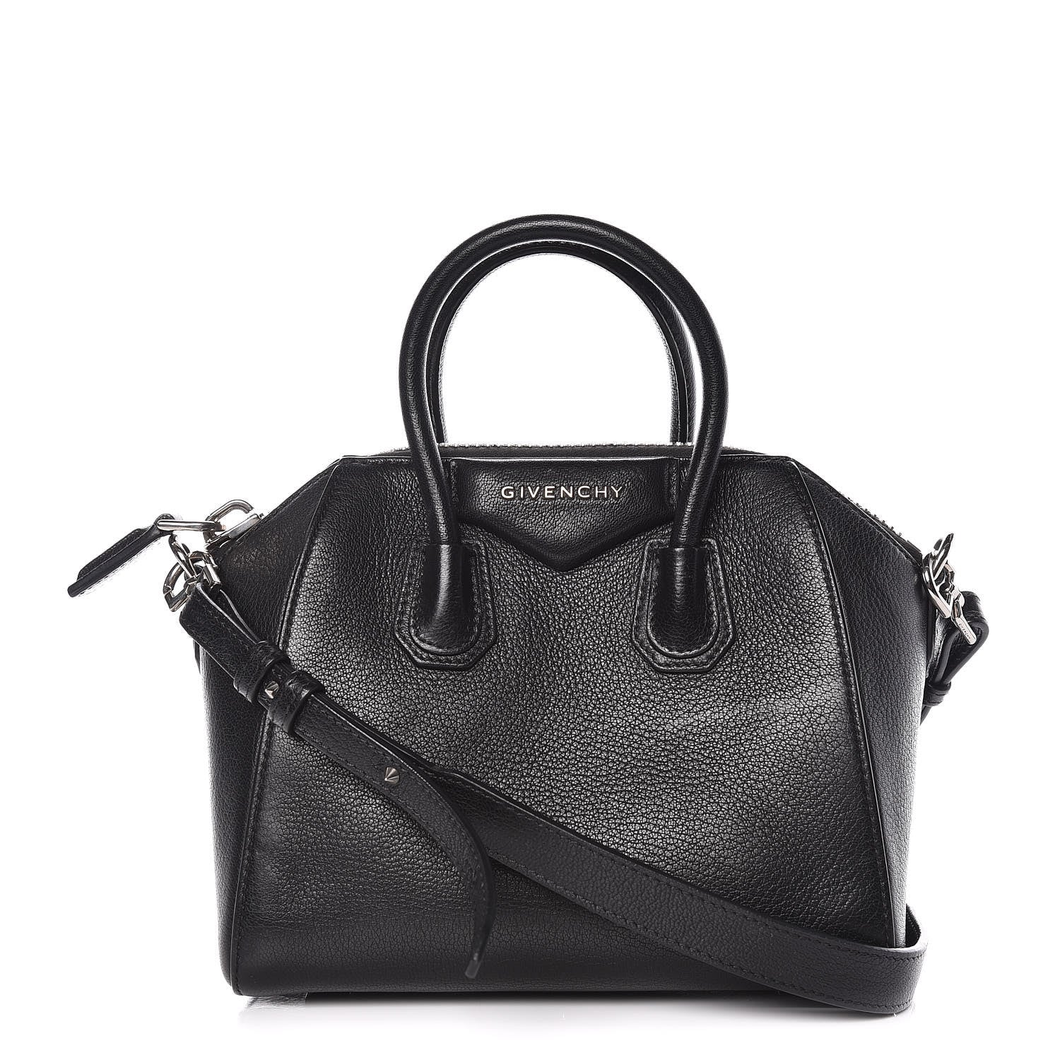 Givenchy Sugar Goatskin Mini Antigona Black 1 of 9