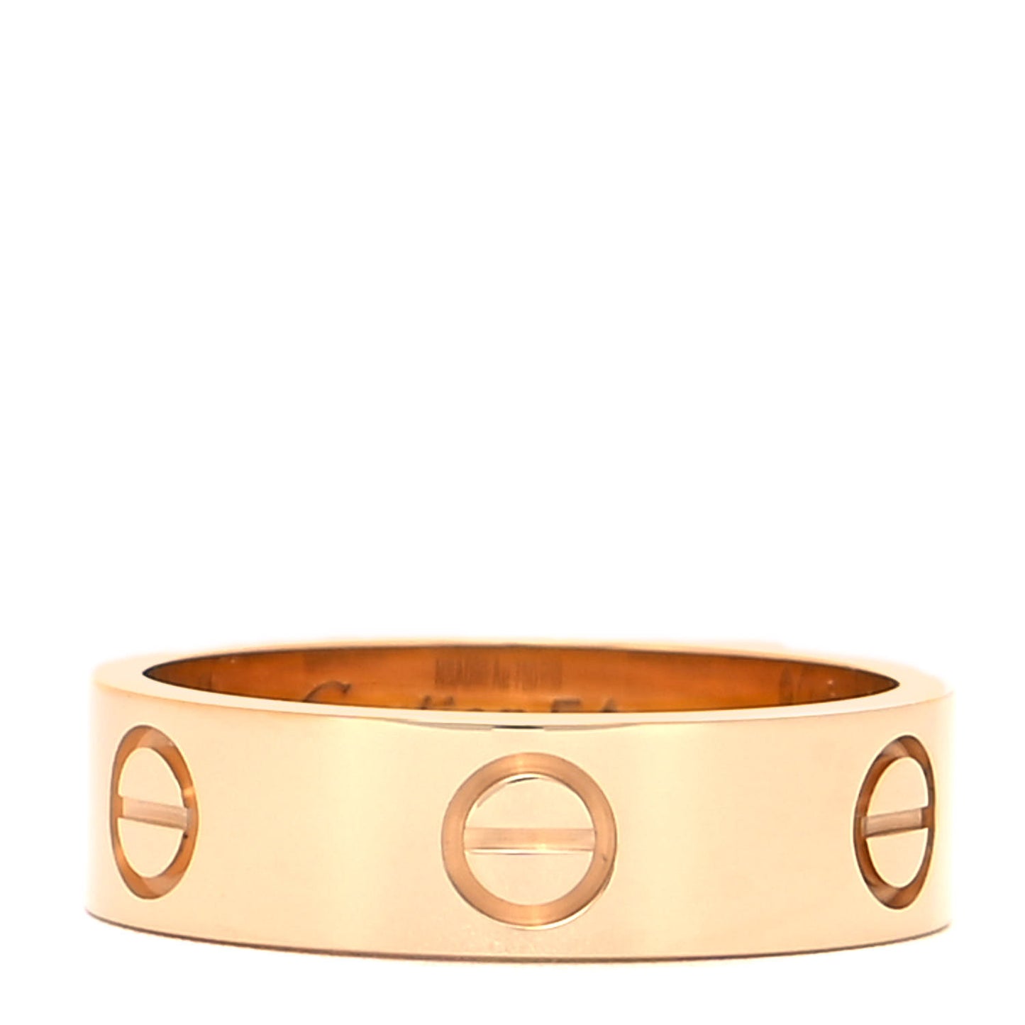 18K Yellow Gold 5.5mm LOVE Ring 54 7