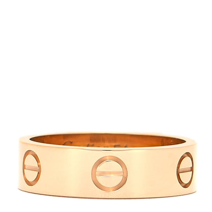 Cartier 18K Yellow Gold 5.5mm LOVE Ring 54 7 1 of 4