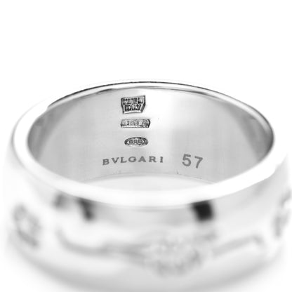 Bulgari Sterling Silver Save The Children Ring 57 8 4 of 4
