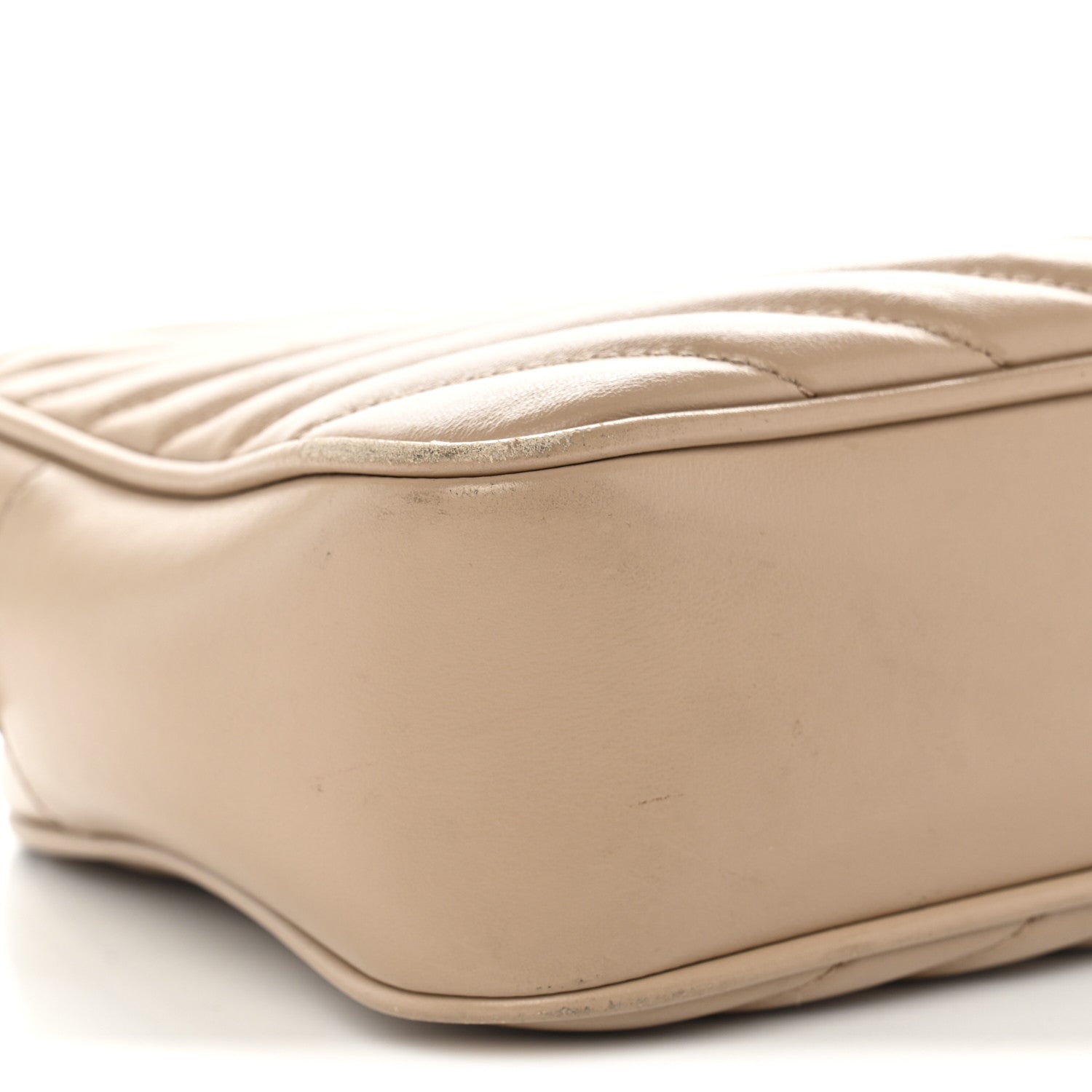 Saint Laurent Calfskin Matelasse Monogram Lou Camera Bag Dark Beige 9 of 15