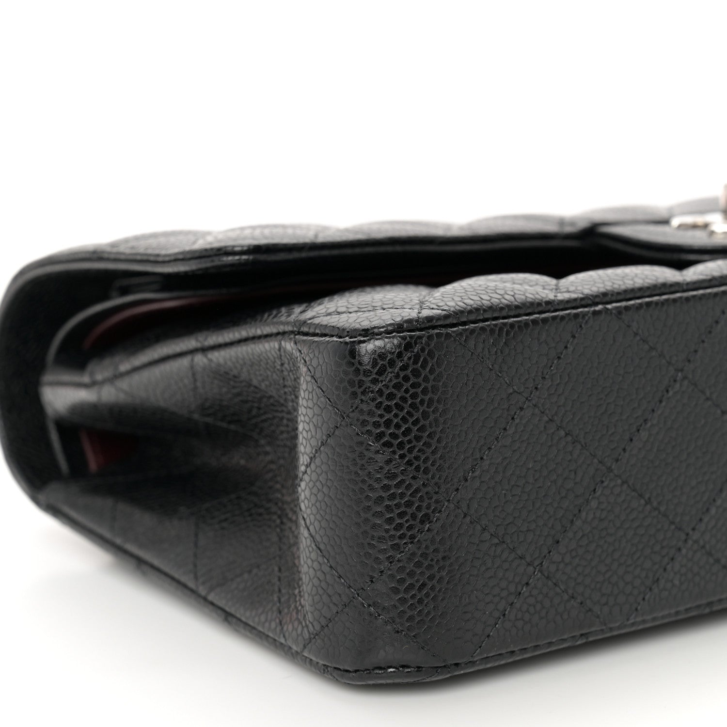 Chanel Caviar Quilted Medium Double Flap Black 9 of 11