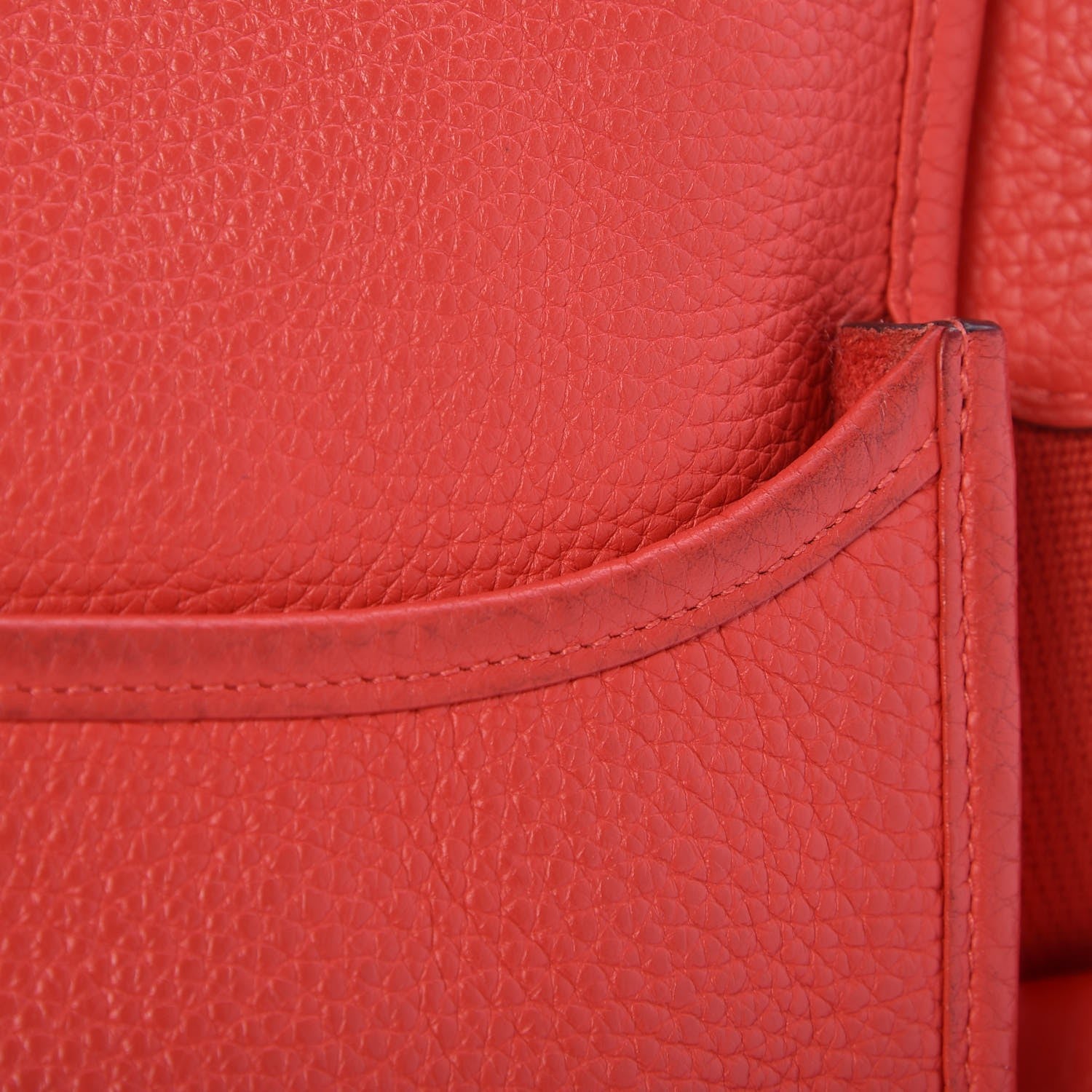 Hermes Taurillon Clemence Evelyne III PM Rouge Pivoine 12 of 16