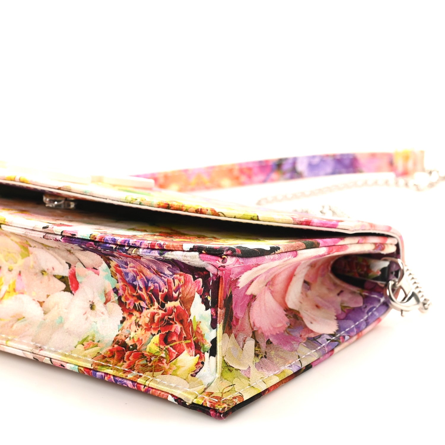 Christian Louboutin Crepe Satin Blooming Loubi54 Crossbody Clutch