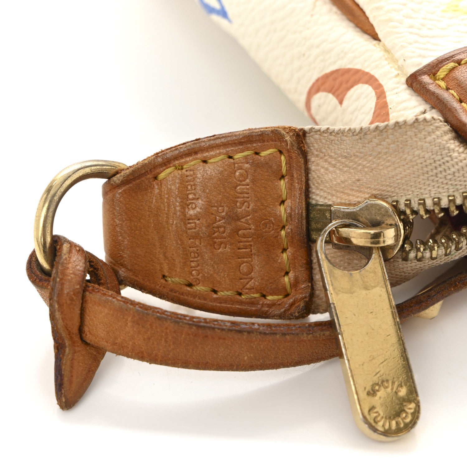 Louis Vuitton Monogram Multicolor Pochette Accessories White 6 of 12