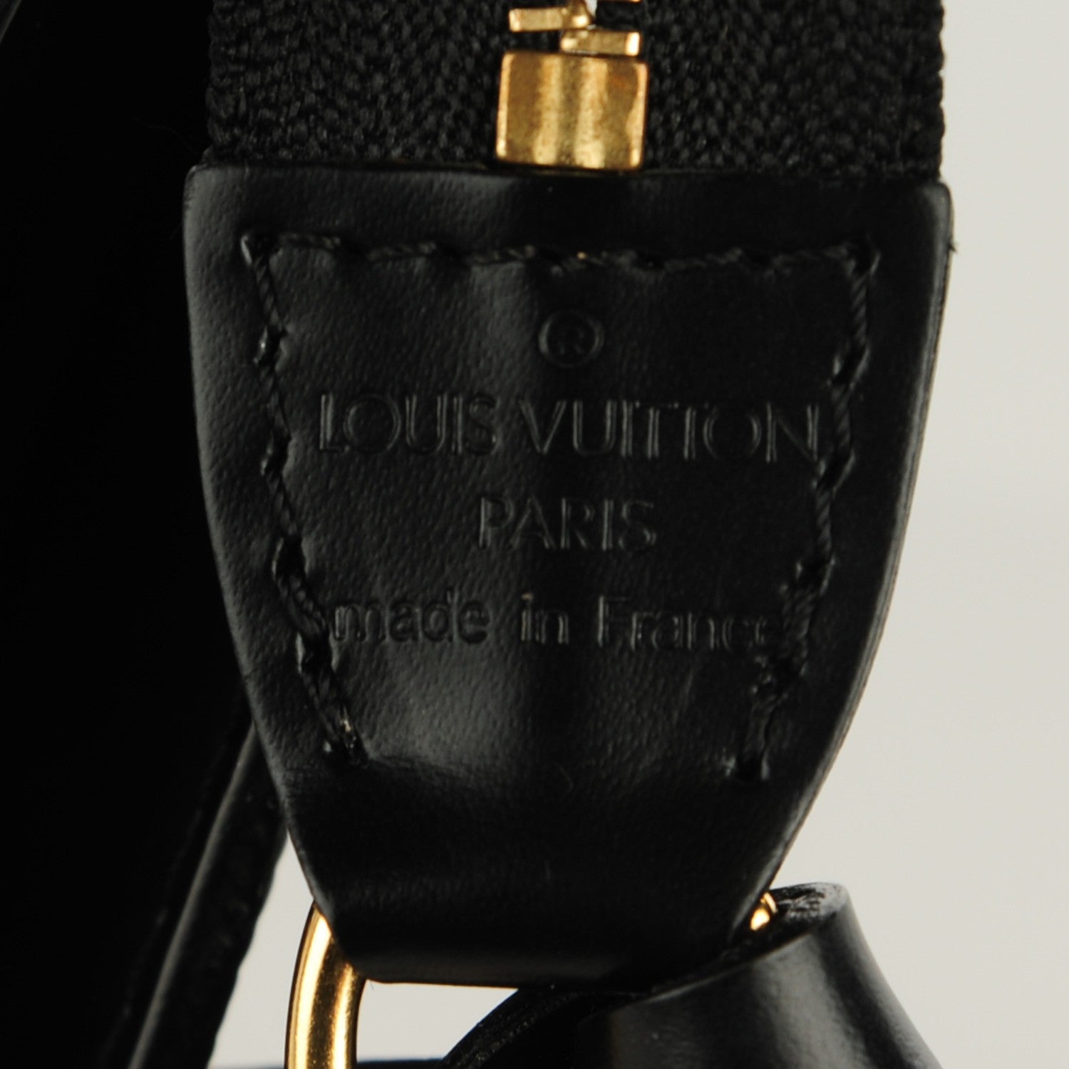 Louis Vuitton Epi Pochette Accessories 24 Black 5 of 7