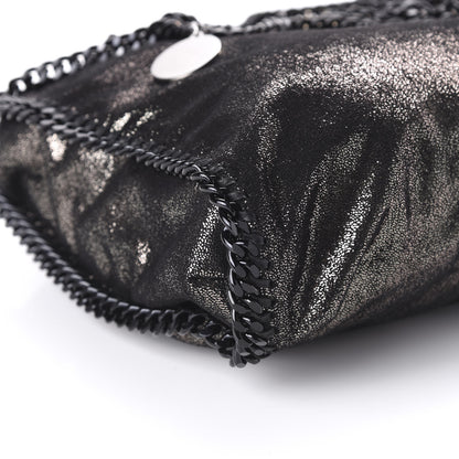 Stella McCartney Metallic Shaggy Deer Small Falabella Tote Black 6 of 9