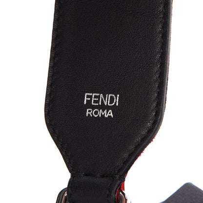 Fendi Velvet FF Mini Strap You Red 3 of 5