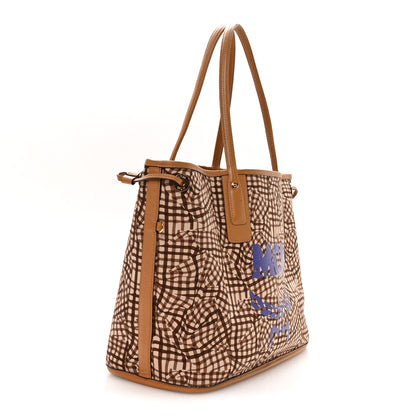 MCM Visetos Medium Liz Reversible Shopper Tote Cognac 6 of 17