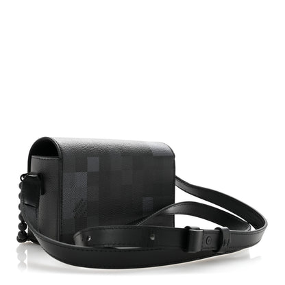 Louis Vuitton Damoflage Steamer Wearable Wallet Black 3 of 10