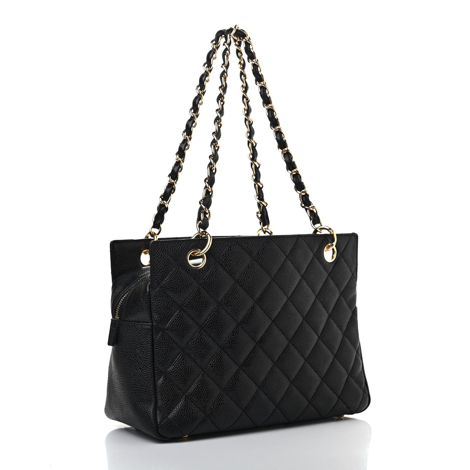 Chanel Caviar Quilted Petit Timeless Tote PTT Black 2 of 4