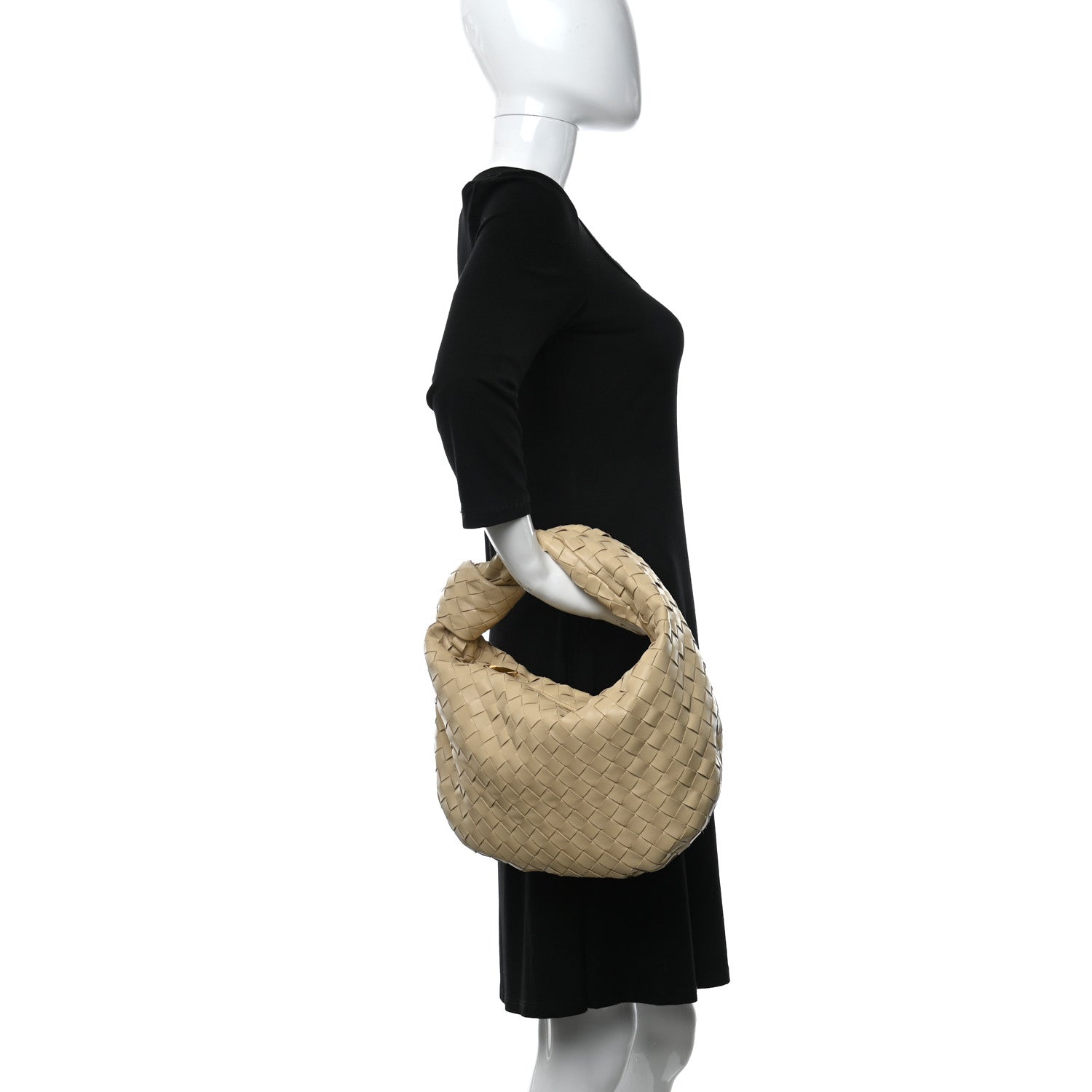 Bottega Veneta Nappa Intrecciato Teen Jodie Hobo Porridge 2 of 11