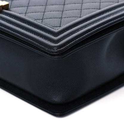 Chanel Caviar Quilted New Medium Boy Flap Black 9 of 10