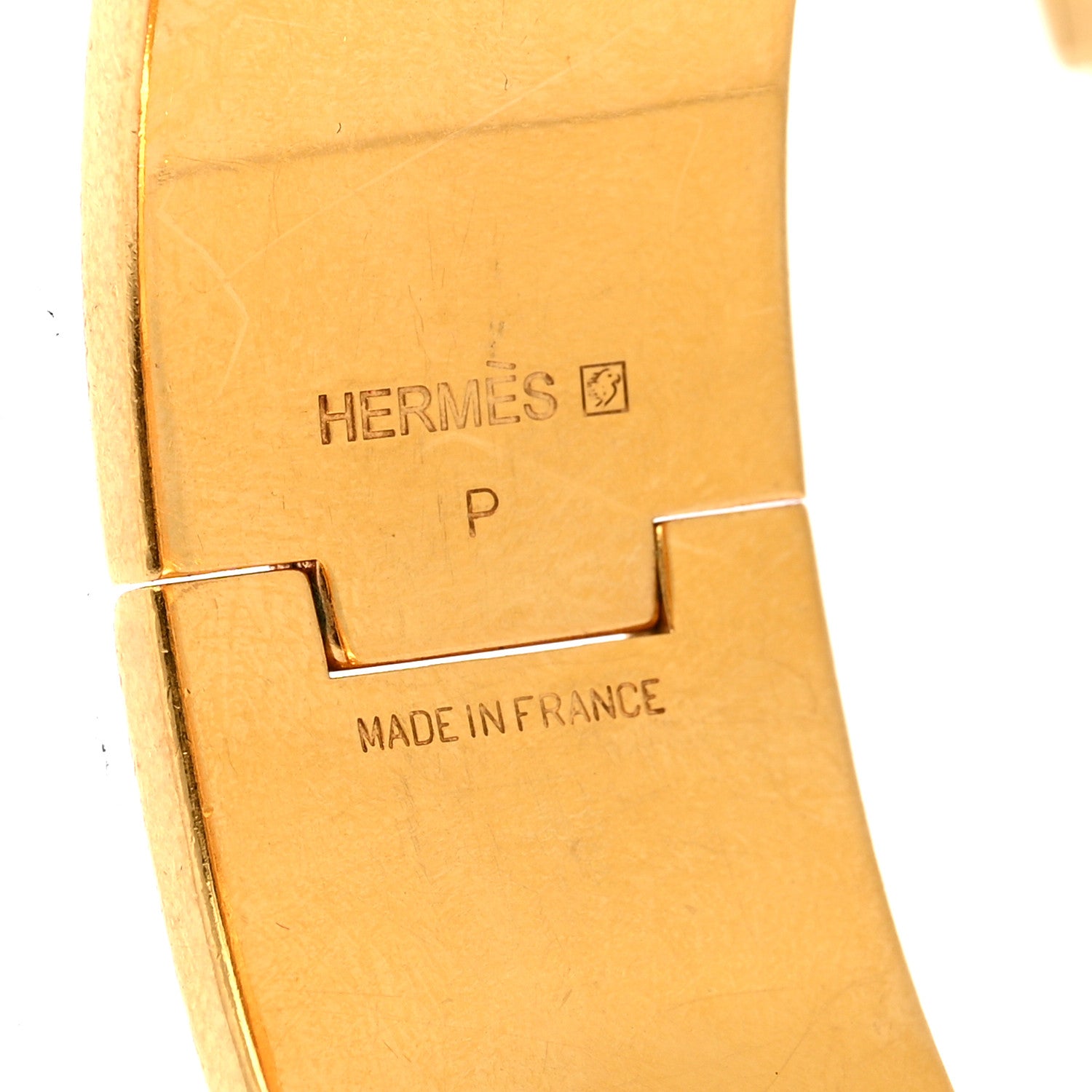 Hermes Enamel Wide Clic Clac H Bracelet PM Orange 4 of 5