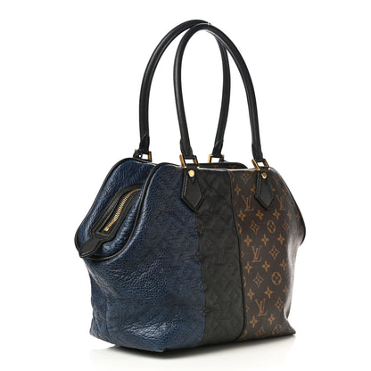 Louis Vuitton Monogram Stripes Medium Bag Marine 3 of 11