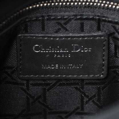 Christian Dior Metallic Calfskin Cannage Mini Lady Dior Black 7 of 9