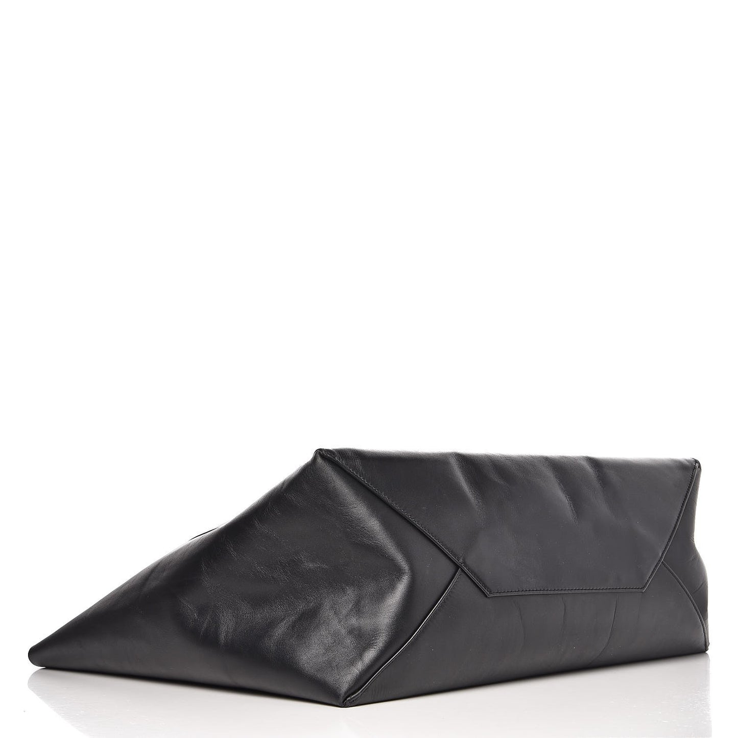 Lambskin Horizontal Cabas Black