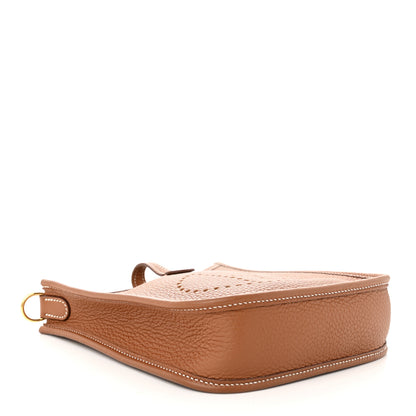 Hermes Taurillon Clemence Evelyne TPM Gold 4 of 11
