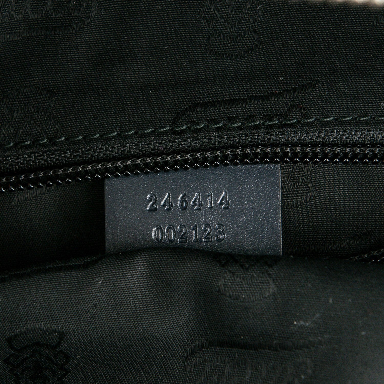 Gucci Imprime Monogram Medium Classic Backpack Navy 7 of 7