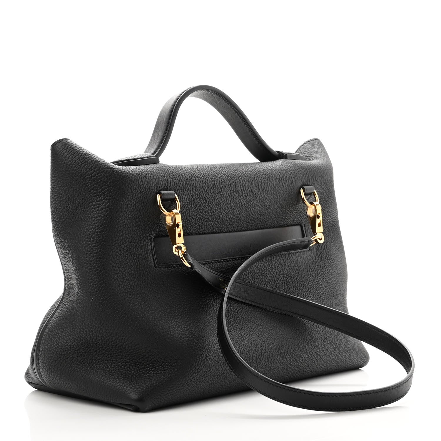 Hermes Togo Matte Alligator Swift Touch 24/24 29 Black Nata Gold 2 of 9