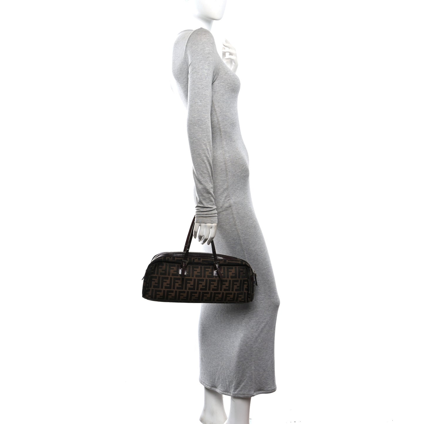 Zucca Zip Top Tote Tobacco Moro