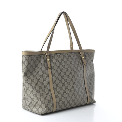 Gucci GG Supreme Monogram Medium Nice Tote Beige 3 of 10